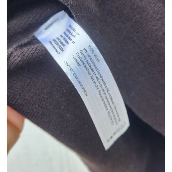 Eileen Fisher Women's Brown 100% Wool Knit Knee Length Skirt Sz PS - Picture 3 of 4